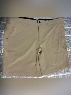 George Men's Tan Flat Front Shorts size 40